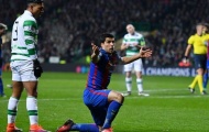 HLV Celtic 'tố' Luis Suarez ăn vạ