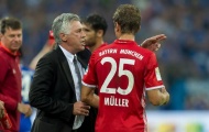 Carlo Ancelotti cần thay đổi để Thomas Muller ghi bàn trở lại