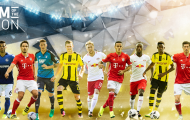 Đồ họa cuộc bầu chọn đội hình tiêu biểu Bundesliga 2017/18