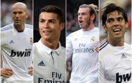 Điểm lại 10 ngôi sao đắt giá nhất trong lịch sử Real Madrid