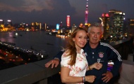 Ancelotti dẫn vợ tham quan cảnh đêm tại Thượng Hải