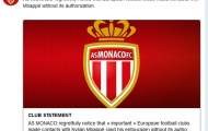 AS Monaco ra thông báo CHÍNH THỨC về Kylian Mbappe