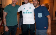 Beckham đến Mỹ thăm Real Madrid, tái ngộ huyền thoại Raul và Zidane