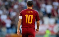 Chiếc áo cuối cùng của Totti không còn ở Trái đất