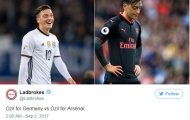Fan Arsenal 'sôi máu' vì Ozil thi đấu nhiệt huyết trên tuyển Đức