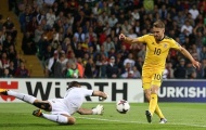 Bàn thắng ấn định tỉ số 2-0 của Ramsey vào lưới Moldova