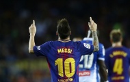 Sau trận thắng Espanyol, Messi khiến báo chí 'cạn lời'