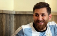 Bản sao Messi đến Nou Camp cổ vũ thần tượng