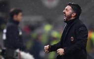 Gattuso 'gào thét' điên dại với thắng lợi đầu tiên tại Serie A