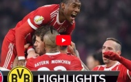 Highlights: Bayern Munich 2-1 Borussia Dortmund (vòng 16 đội cúp QG Đức)