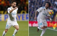 Real Madrid loạng choạng vì đôi cánh Carvajal - Marcelo 