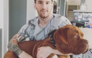 Hoảng hốt với ảnh Messi khoe chó cưng ngoại cỡ