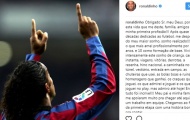 Ronaldinho viết tâm thư giải nghệ: Tạm biệt giấc mơ bóng đá!