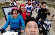 Người dân huyện miền núi Nghệ An nồng nhiệt đón thủ môn U23 Việt Nam