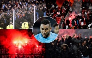 CĐV gây loạn, trận Athletic - Marseille ngập trong biển lửa