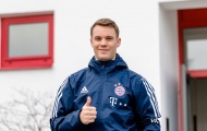 Manuel Neuer trở lại tập luyện sau 6 tháng