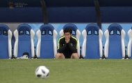 Son Heung-min lo lắng trên sân tập Hàn Quốc trước trận mở màn