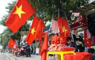 CHOÁNG: CĐV Việt Nam cờ áo ngợp trời, chờ 'quẩy' cùng U23 Việt Nam