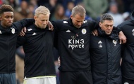 Các cầu thủ Leicester City không ngừng rơi nước mắt trước trận đấu