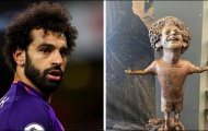 Đây, cách Mohamed Salah phản ứng với bức tượng thảm họa của mình