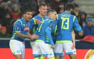 Thua sốc trên đất Áo, Napoli vẫn lạnh lùng tiến vào tứ kết Europa League