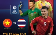 U23 Việt Nam - U23 Thái Lan: Cuộc chiến giành ngôi vương