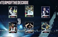 Đội hình tiêu biểu của Juventus trong thập kỷ qua: Bất ngờ với Ronaldo