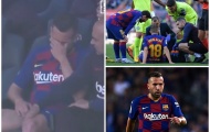 'Viên đạn bạc' của Barca bật khóc vì chấn thương
