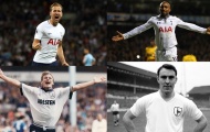 10 cầu thủ ghi nhiều bàn thắng nhất trong lịch sử Tottenham: Harry Kane đứng thứ mấy?