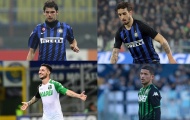 10 cầu thủ từng khoác áo Inter Milan và Sassuolo: Nhà á quân World Cup, nạn nhân của Conte góp mặt