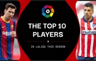 10 cầu thủ xuất sắc nhất La Liga mùa này: Suarez không phải số 1