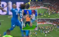 Bạo loạn kinh hoàng: CĐV Nice tràn xuống sân đánh Payet và cầu thủ Marseille