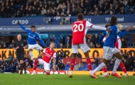 Thua ngược Everton, Arsenal bị đá văng khỏi Top 6