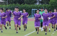 ĐT Việt Nam hứng khởi trở lại tập luyện sau trận thắng Lào