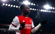 Lập hat-trick, Nketiah gửi thông điệp đến các đồng đội ở Arsenal