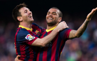 Alves: 'Messi không hạnh phúc tại PSG'