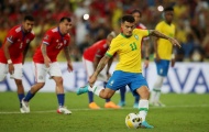 Coutinho ghi bàn giúp Brazil thắng Chile 4-0