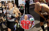 Robben hoàn thành 42 km đường chạy với tốc độ khó tin