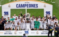 Real đại thắng ăn mừng chức vô địch La Liga