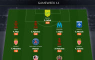 Đội hình tiêu biểu vòng 14 Ligue 1
