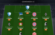 Đội hình tiêu biểu vòng 15 Bundesliga: Tương lai của Bayern