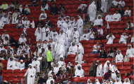 CĐV Qatar bỏ về sớm sau 2 bàn thua của đội nhà