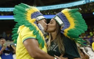 Những màn 'khóa môi' ngọt ngào trên khán đài World Cup 2022