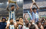 Kinh điển với 2 hình ảnh như Chúa Trời của Messi