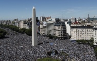 Biển người dự lễ ăn mừng của tuyển Argentina