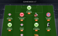 Đội hình tiêu biểu vòng 17 Bundesliga: 'Cơn lốc' Bayern, cây săn bàn Leipzig