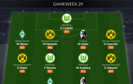 Đội hình tiêu biểu vòng 29 Bundesliga: 'Tứ trụ' Dortmund