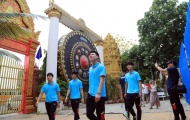 U22 Việt Nam đi chùa ở Campuchia