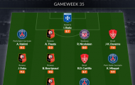 Đội hình tiêu biểu vòng 35 Ligue 1: Niềm vui PSG