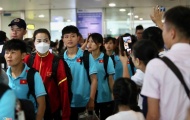 Tuyển nữ Việt Nam trở về sau chuyến tập huấn châu Âu